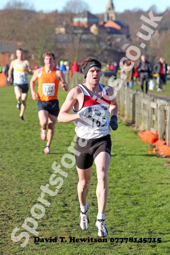 165B Senior Mens race, Durham Cathedral Cross Country Relays.